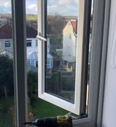 double glazed window hinge repair